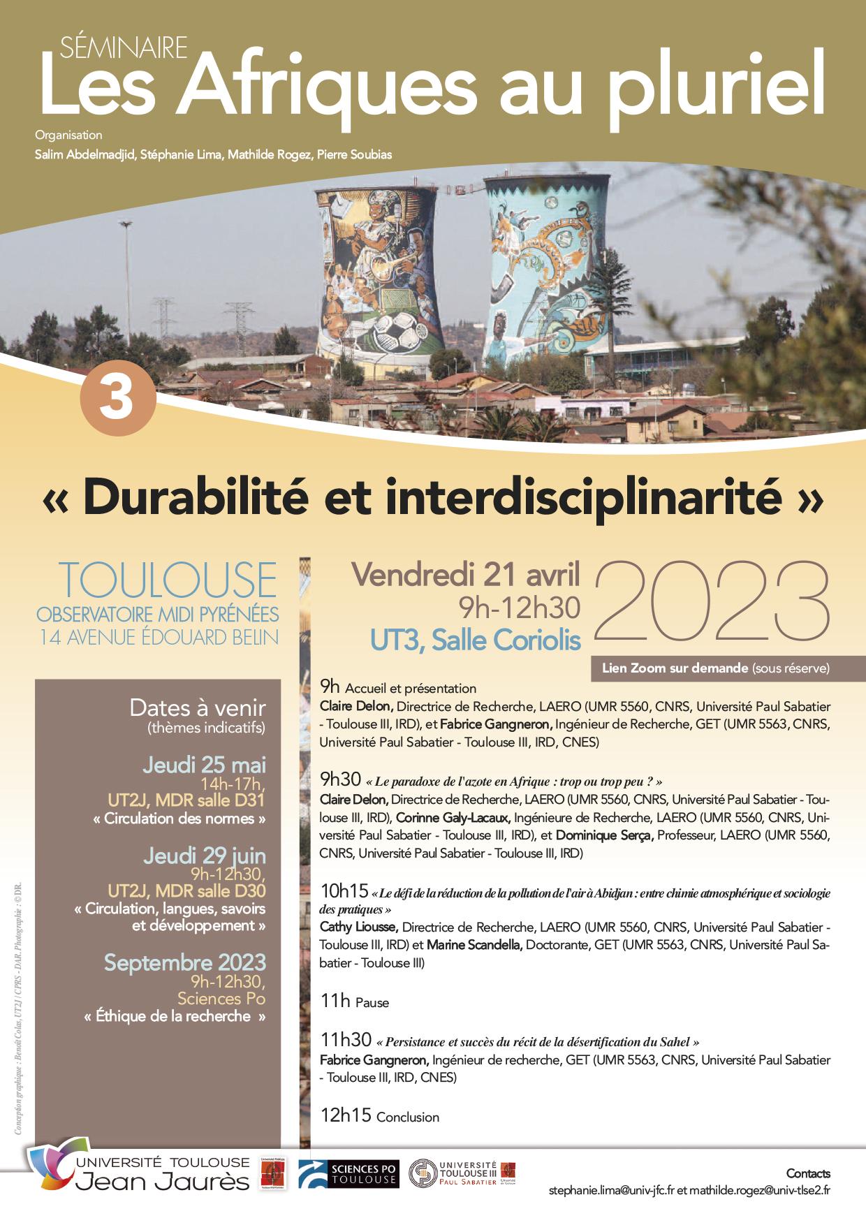 Durabilité et interdisciplinarité