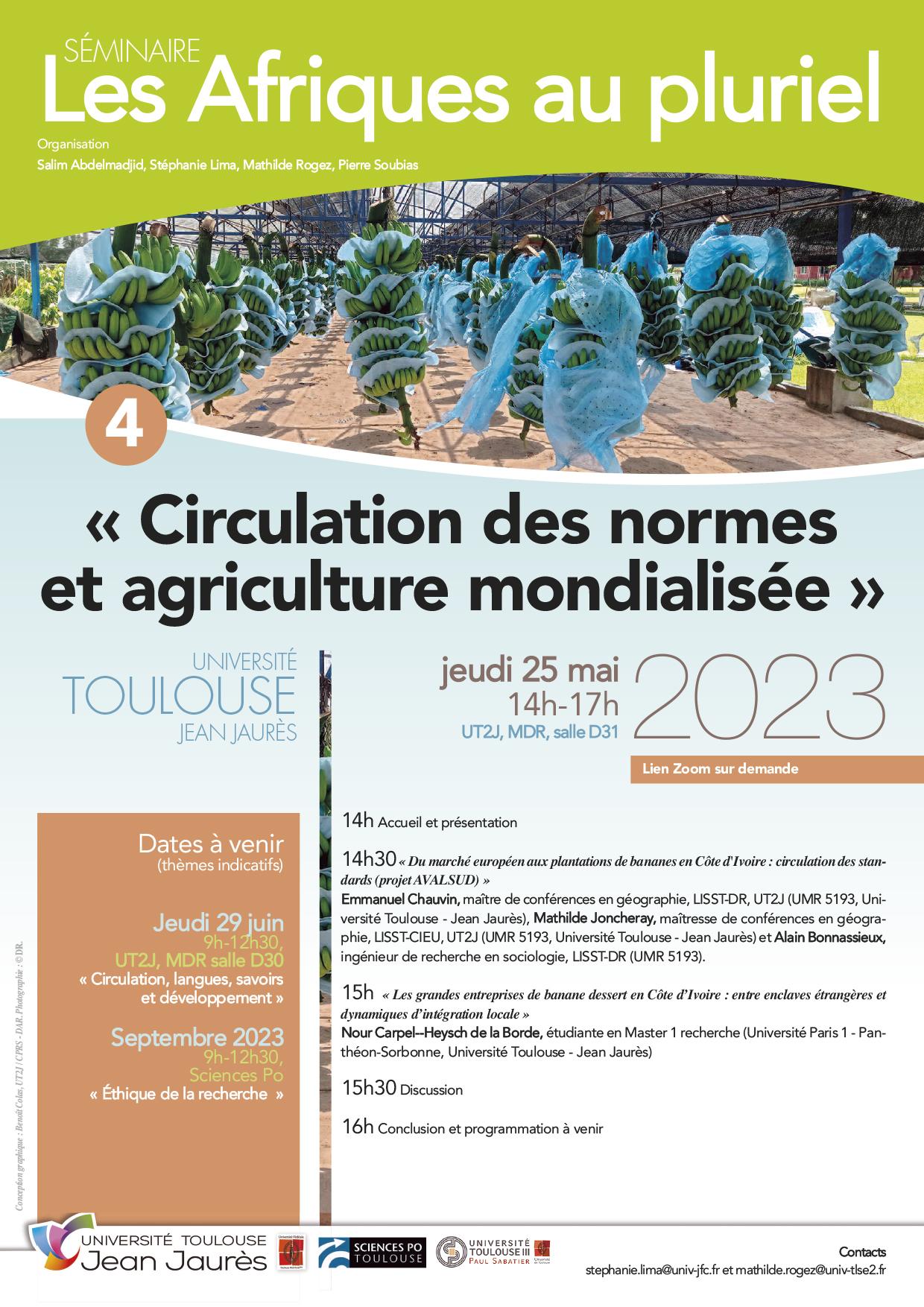 Circulation des normes et agriculture mondialisée